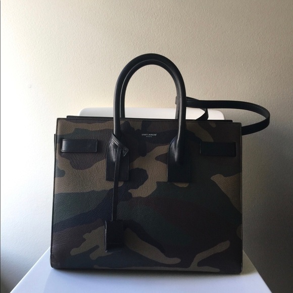 ysl camo bag